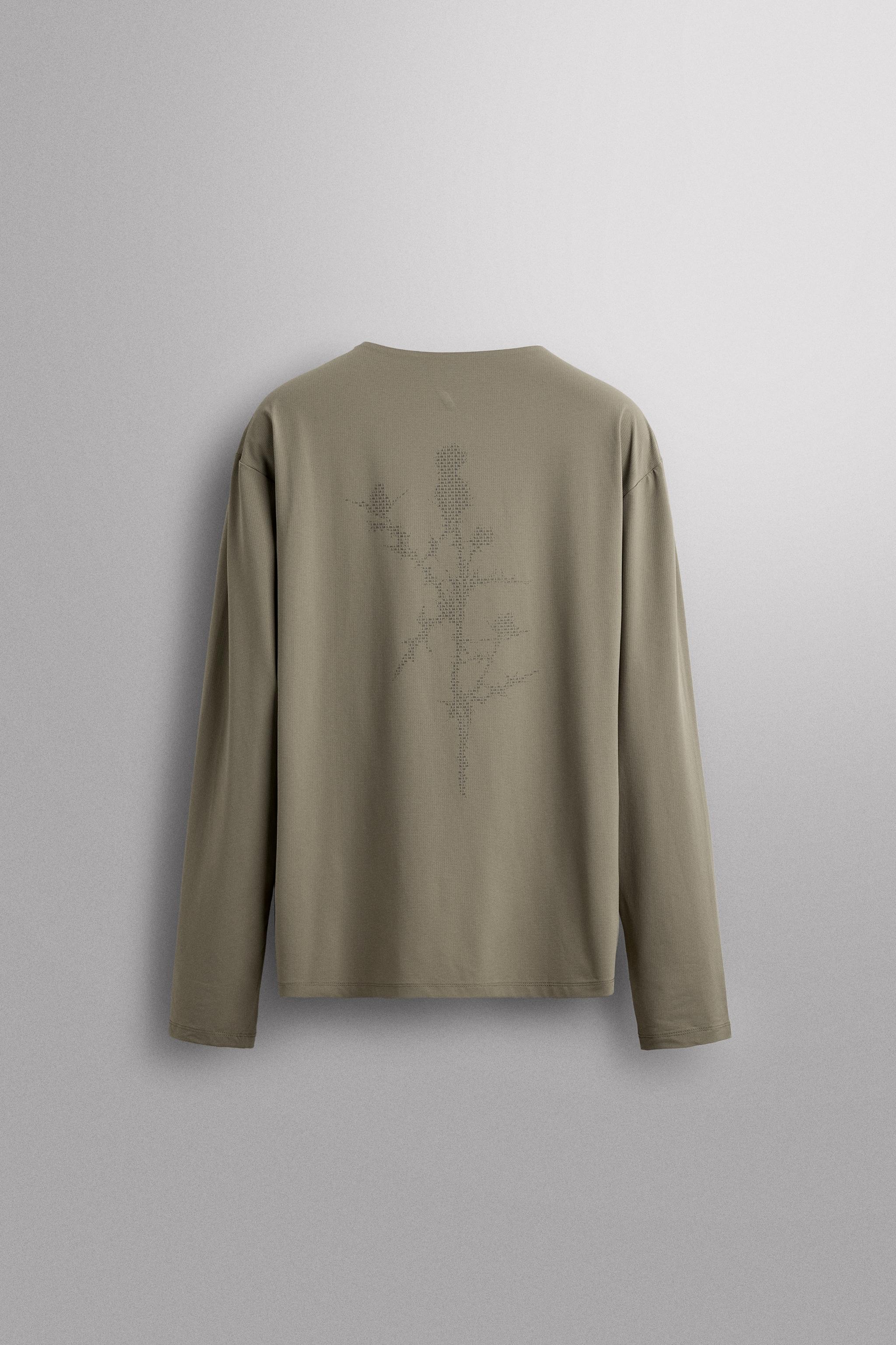T-SHIRT TECHNIQUE RUNNING MANCHES LONGUES GRAPHIQUE